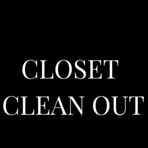 Closet Clean Out!